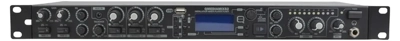 Q-Audio 5-Channel Mixer with Medial Player, Bluetooth, FM Tuner, Built-in Jingle Player & Microphon