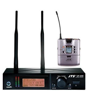 JTS UHF Single Channel Wideband True Diversity Lapel Wireless Microphone System