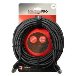 StageCore PRO350LU15BK REAN Female XLR Connector - Male XLR Connector, Audio Cable, LU15
