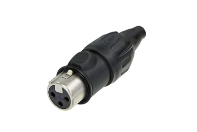Neutrik 3 pole cable connector, female TOP
