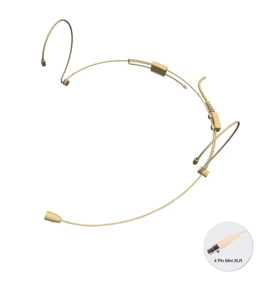 StageCore SHM40T4 Headworn (adjustable) Microphone, terminated 4 pin mini XLR connector