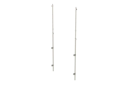 Ultimax DJ Booth Lighting Pole with Spigots and carry bag, White