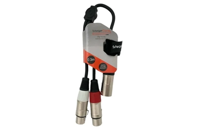 StageCore iCORE930LU03 1x Male XLR - 2x Female XLR Cable