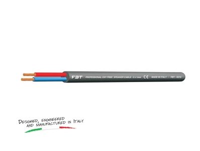 StageCore S210 OFC Speaker Cable Black - Cond.2x1 PVC Flex, OD6,6mm (100mt reel)