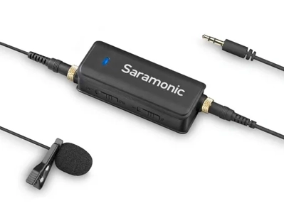 Saramonic Audio lavalier microphone kit for DSLR cameras, iOS devices