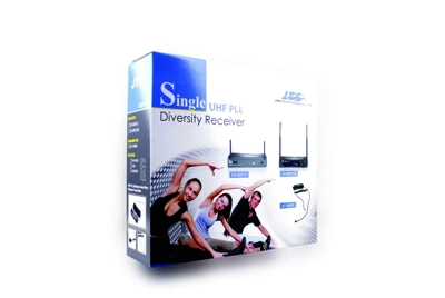 JTS UHF PLL Single Channel Diversity Aerobic Headworn Microphone System