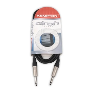 StageCore AIROH30LU2BK 6.35mm Mono Jack Plug - 6.35mm Mono Jack Plug, 2 x 1.5mm Speaker Cable