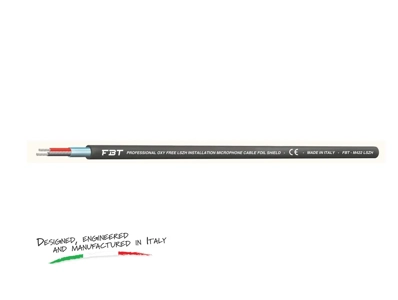 StageCore M422LSZH OFC LSZH Installation Microphone Cable, SEZ 2x025 AWG, Black (100mt reel)