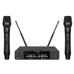 Q-Audio UHF Dual Channel True Diversity HH Wireless Mic System