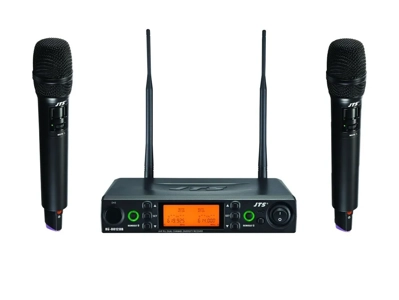 JTS UHF Dual Channel Diversity Wireless System with Dynamic Handheld Transmitter