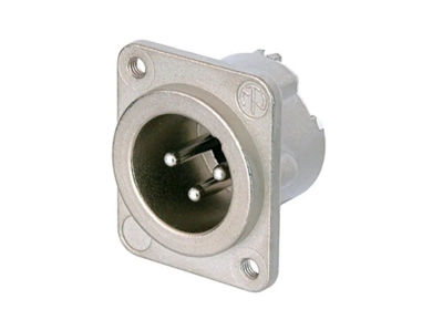 Neutrik 3 pole male receptacle