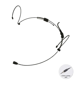 StageCore SHM40SE Headworn (adjustable) Microphone, terminated 3.5mm locking screw jack