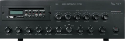 FBT Integrated Mixing amp - 240Wrms - 6 zones - CD/MP3-USB-SD-Tuner - 230V/115V