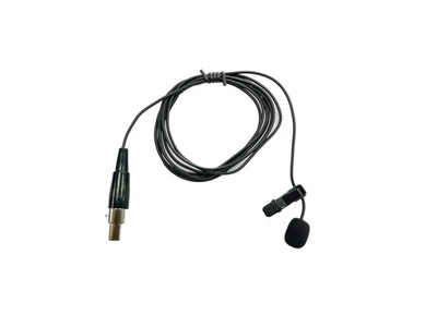 Q-Audio Lavlier Microphone - Black (TA-4 Connector)