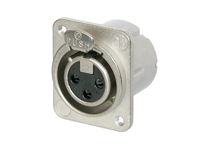 Neutrik 3 pole female receptacle