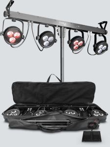 Chauvet DJ 4Bar LT USB RGB LED Par can System Band Disco Club Pub Lighting