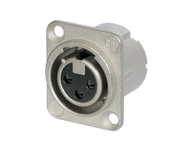 Neutrik 3 pole female receptacle