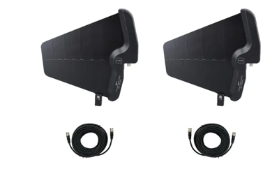 Q-Audio QWM-PAD2-10M QWM Paddle Antenna Package 2x 10M BNC-BNC Cables