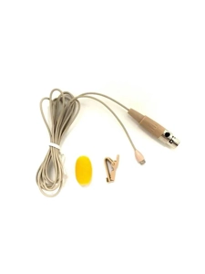 JTS Subminature Condenser Instrument Microphone with CM-201 clip, BEIGE
