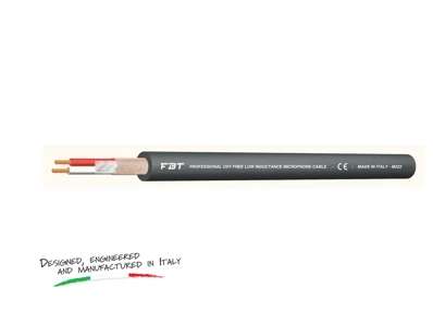 StageCore M222 OFC Microphone Cable - 2x0,22/2x24 AWG PVC Flex 6,5mm (100mt reel)