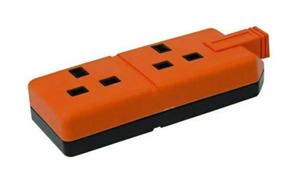 Masterplug 2 Gang 13A HD TSKT ORANGE