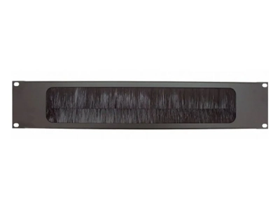 StageCore RK2CAB 19" 2U Cable Entry Rack Panel Brush Strip