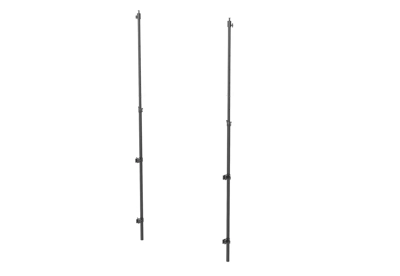 Ultimax DJ Booth Lighting Pole with Spigots and carry bag, Black