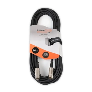 StageCore iCORE100LU10 5 pin DIN - 5 pin DIN, MIDI Audio Interconnect Signal Cable, Metal Plugs