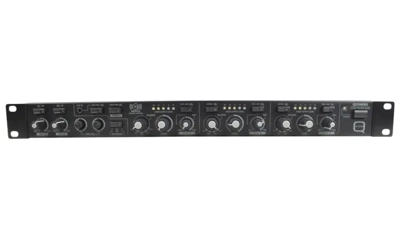 Q-Audio Zoner Mixer 5 Stereo Channels + 2 Microphone Channel with Talk Over into 3 Output Zones