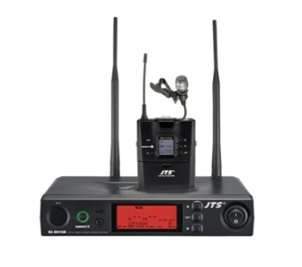 JTS UHF PLL Single Chanel Diversity Lapel Wireless Microphone System - 606.5