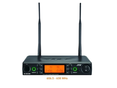JTS UHF PLL Dual Channel Diversity Wireless Receiver