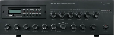 FBT Integrated Mixing amp - 120Wrms - 6 zones - CD/MP3-USB-SD-Tuner - 230V/115V