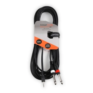 StageCore AIROH170LU6 1 x 3.5mm Plug - 2x 6.3mm Jack Plugs, Cable