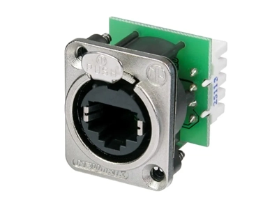 Neutrik NE8FDV-YK Ethercon - Panel mount receptacle IDC terminals