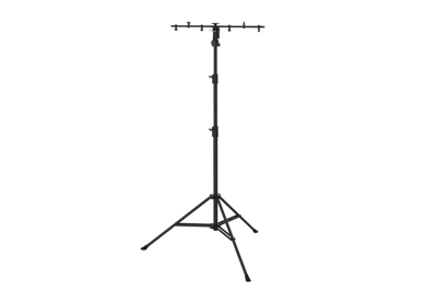 Ultimax Heavy Duty Lighting Stand (3 Section) c/w T-bar (extends to 3m high) in Black
