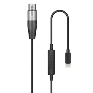 Saramonic XLR Femaie Connector to Apple Certified Lightning Audio Interface