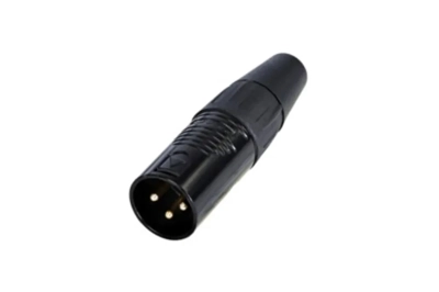 Neutrik REAN RC3M-BAG-D - Male XLR Cable Mount, Silver plated contacts, BULK 100pcs