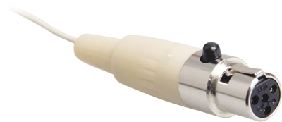 JTS 801 adapter with cable, 4 pin mini XLR, BEIGE