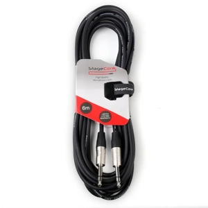 StageCore CORE161LU6BK 6.35mm Jack Plug - 6.35mm Jack Plug, Audio Cable