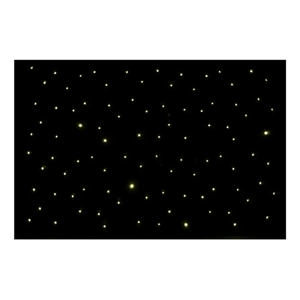 Ultimax 6m x 3m Starcloth Black Moulton Fabric  144 Warm White LEDs & DMX Controller 65w