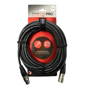 StageCore PRO350LU10BK REAN Female XLR Connector - Male XLR Connector, Audio Cable, LU10