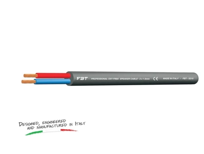 StageCore S215 OFC Speaker Cable Black - Cond.2x1,5 PVC Flex, OD7,0mm (100mt reel)