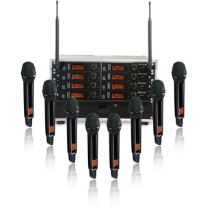 JTS UF 20 - 8 Channel Handheld All Racked Up System