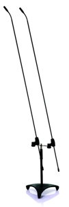 JTS Dual Floor Stand Microphone with Carbon Boom