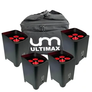 Q-Audio H4IP+BAG4 4 x H4IP+ Carry Bag (RGBAUV) HEX