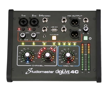 Studiomaster - 4 Input Compact Digital Mixer