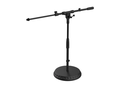 Ultimax Low Level - Round Base Microphone Stand (Ext. Boom 520-780mm) Height 380-520mm