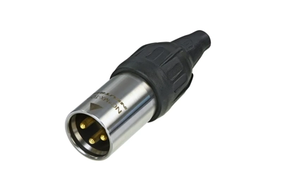 Neutrik 3 pole cable connector, Male TOP