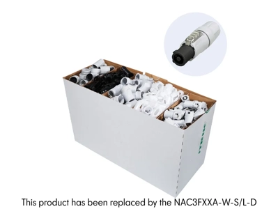 Neutrik powerCON - Cable connector, quick lock with securing lever Disassembled box of 100 pieces