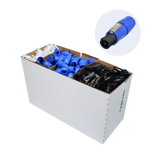 Neutrik powerCON - Cable connector, quick lock with securing lever Disassembled box of 100 pieces